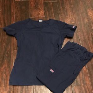 Navy Cherokee scrub set